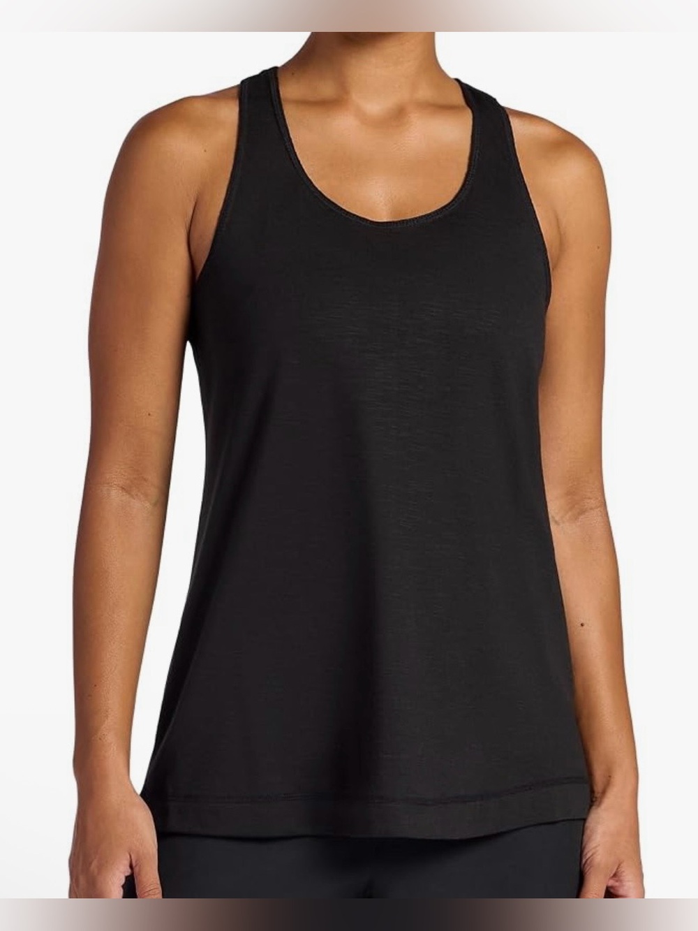 Gaiam Peace Scoopneck Racerback Tank Top |
Black Activewear Yoga Size S NWT